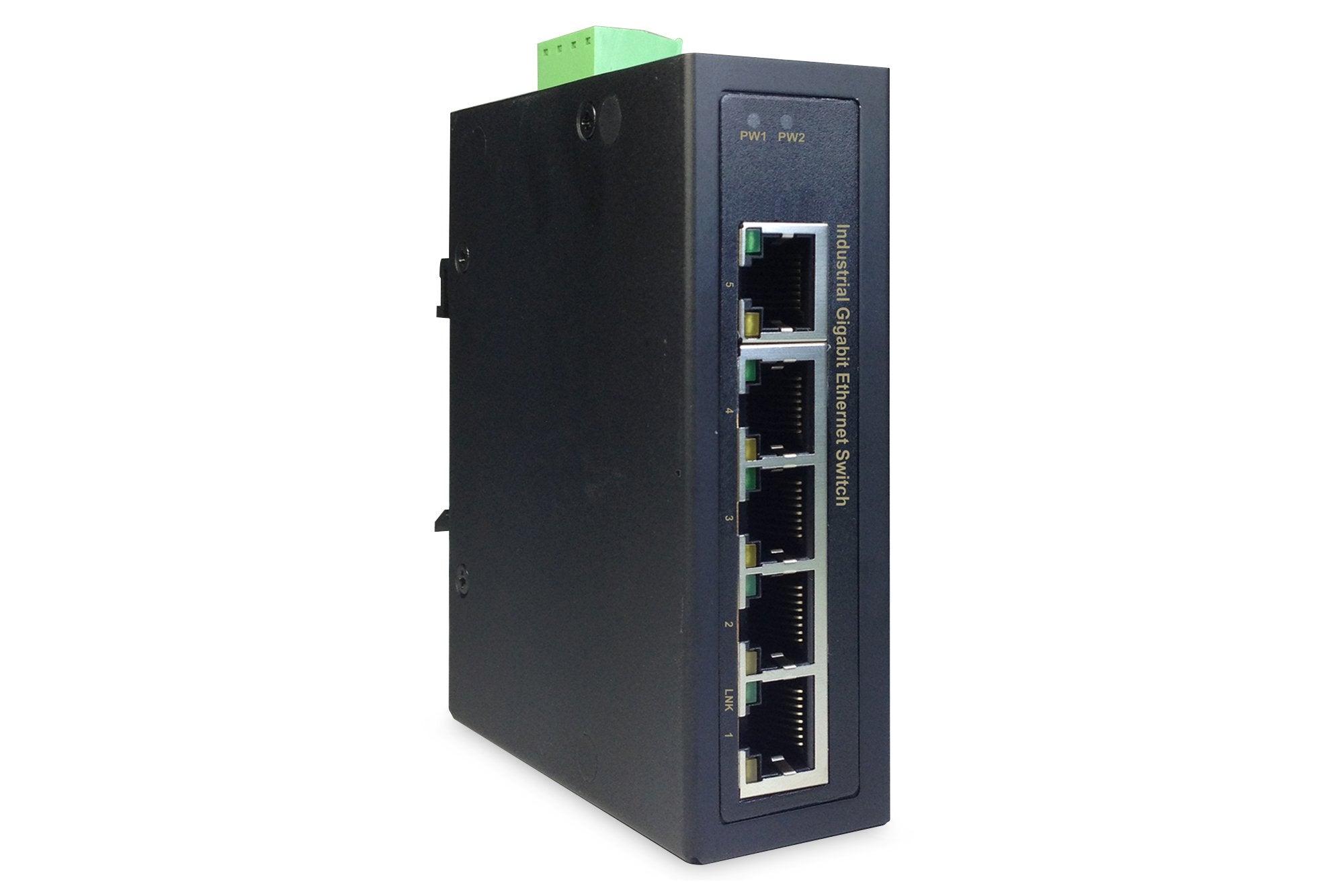 Digitus Switch Industrial 5 Puertos Gigabit Negro