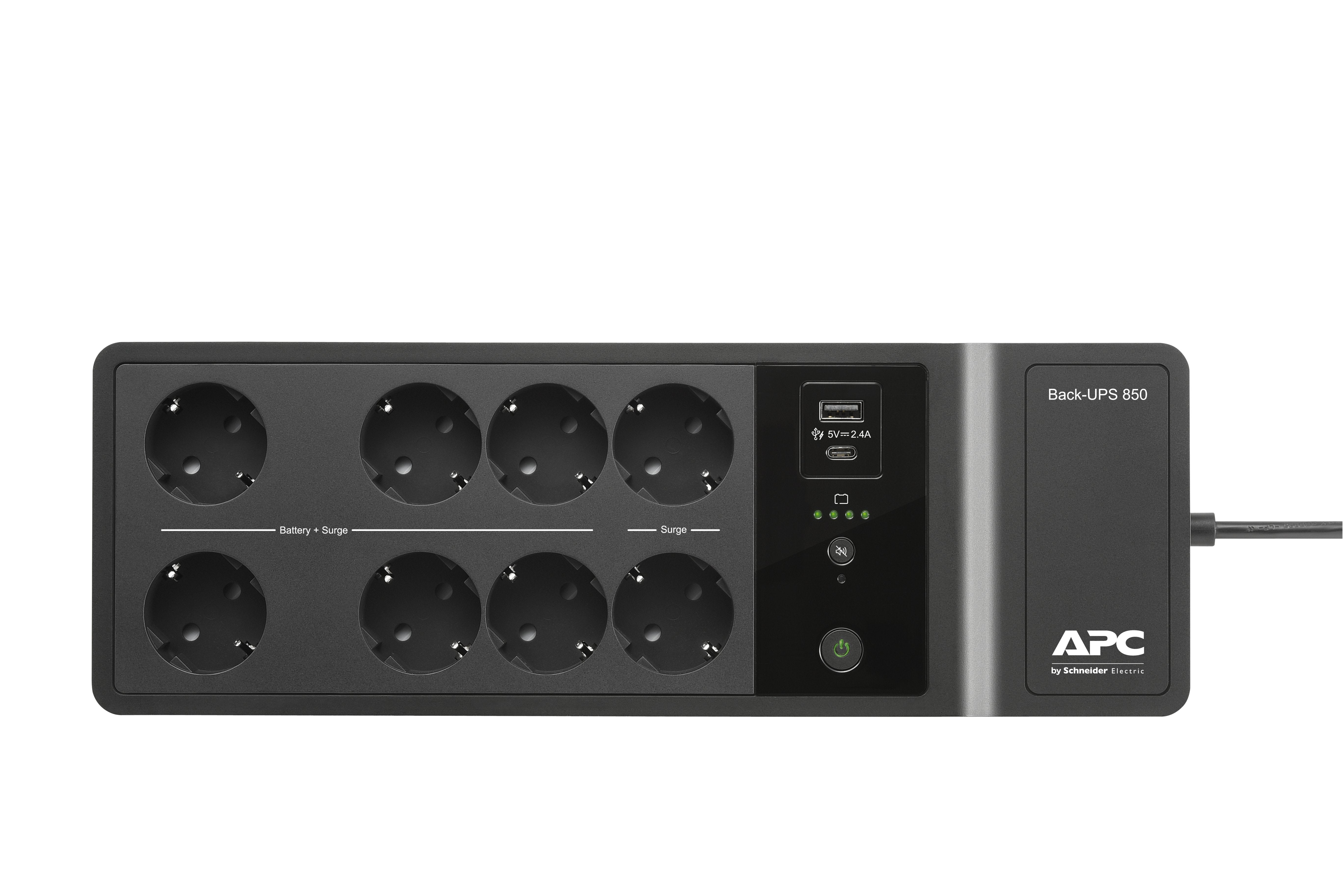 Apc Back-Ups Be850g2-Gr 850 Va Y 520 Vatios, 230 V, Salida 8x