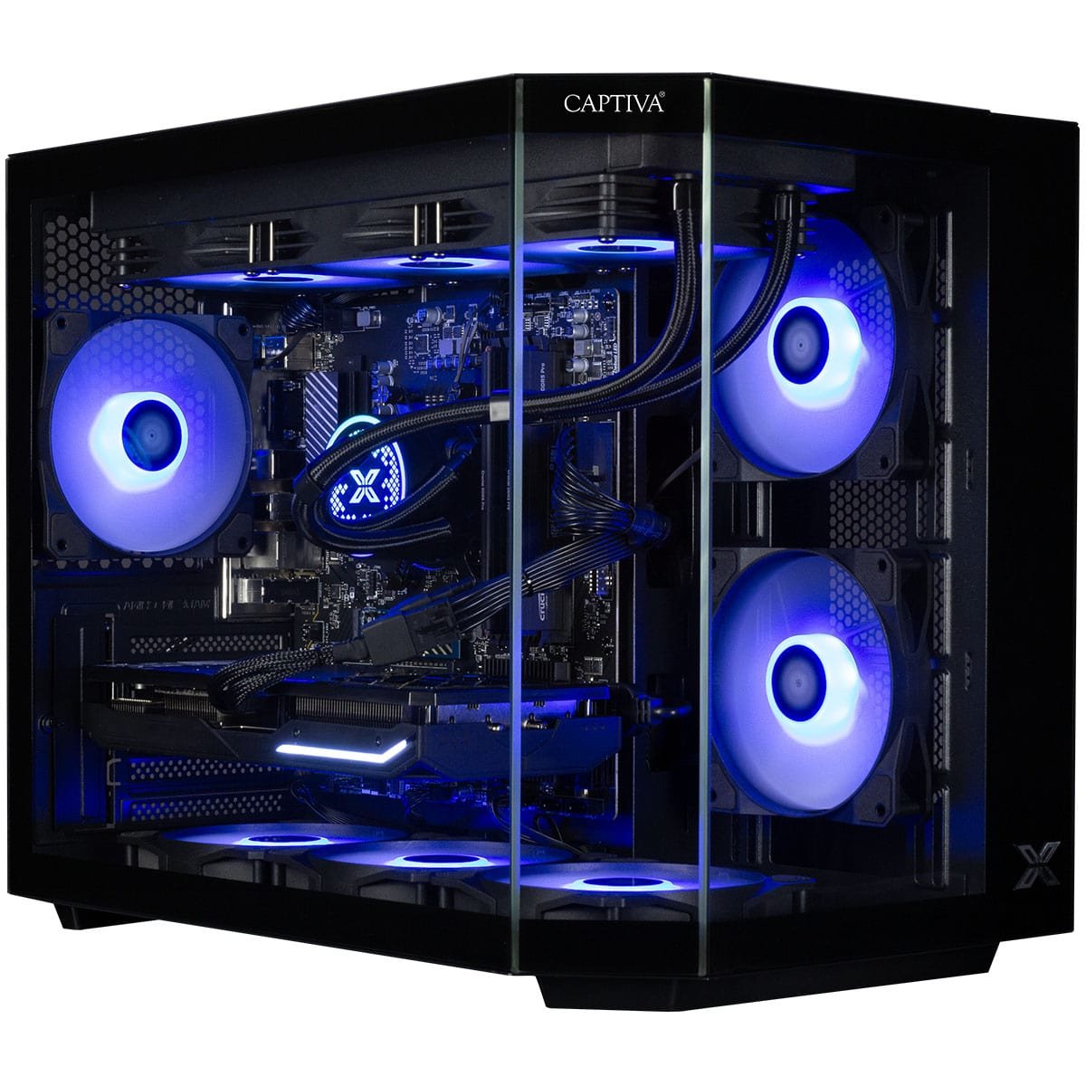 EAN 4046373900314 - CAPTIVA PC Highend Gaming R90-031 (Ryzen 7 5700X/RTX5070 12GB GDDR7/SSD 1TB/32GB/WLAN/Windows 11 Home 64- imagen 5
