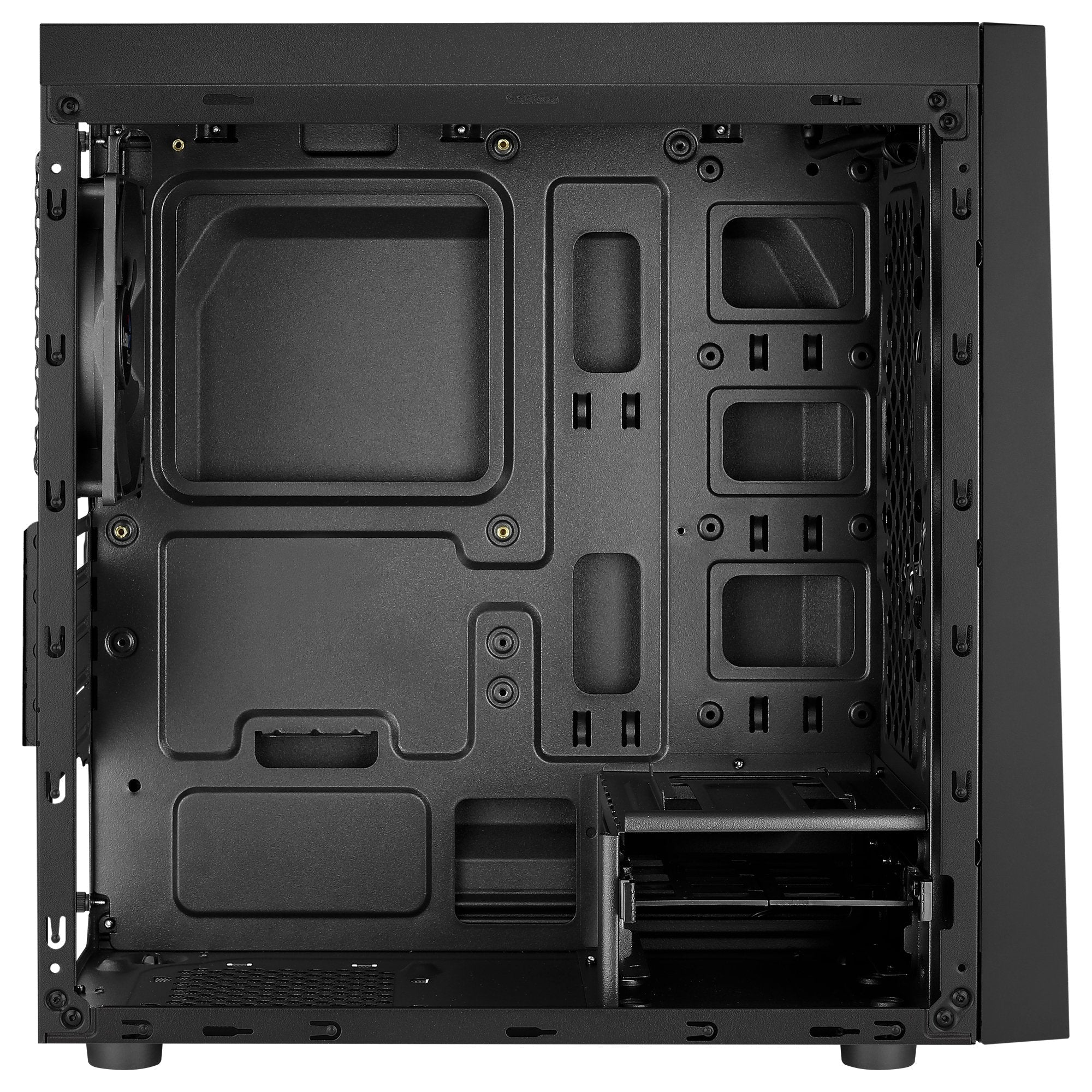 Caja Pc Aerocool Minitorre Bolt Mini Usb 3.0 / Usb 2.0 Audio/Microfono  Soporta Gpu Hasta 158mm Lateral Transparente Micro/Mini Itx