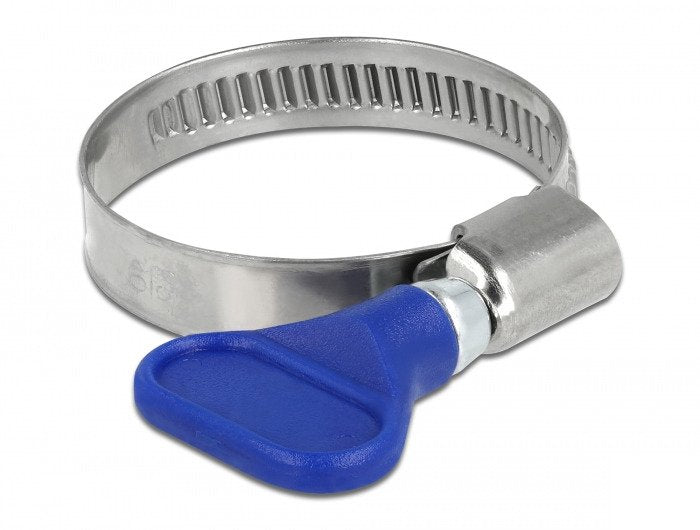 Schlauchschelle Edelstahl 400 Ss Mit Flügelmutter 25 - 40 Mm 5 Stück Blau