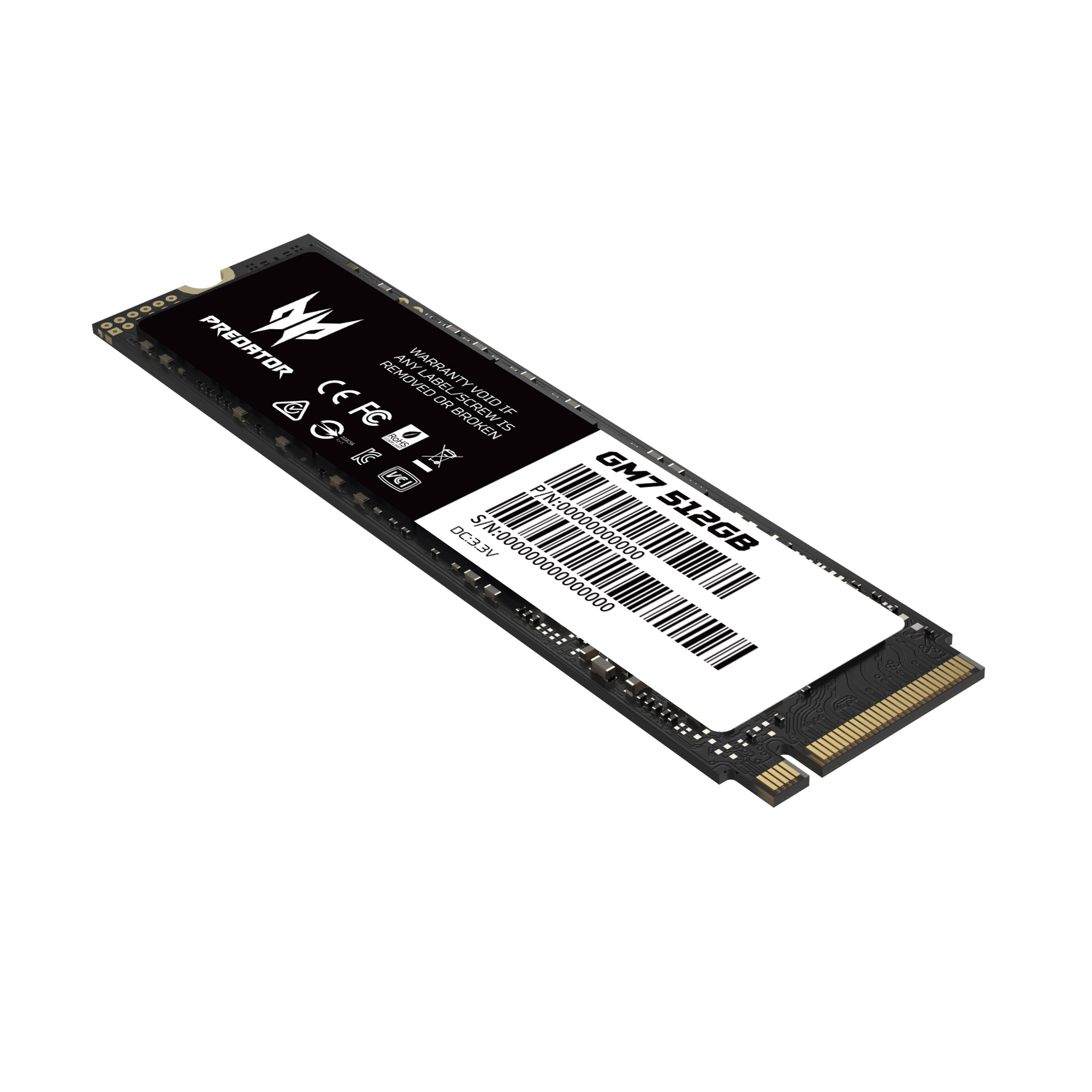 Acer Predator Ssd Gm7 512gb M.2 Nvme Pcie Gen 4x4