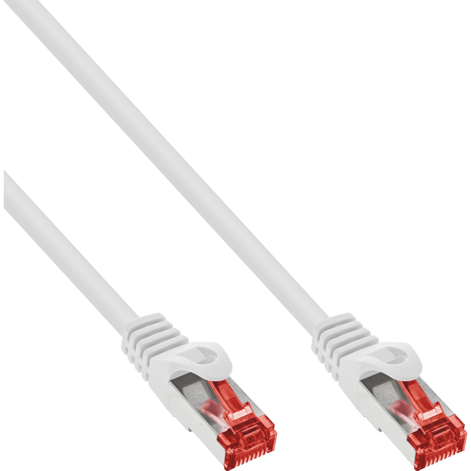 Cable De Red Inline S/Ftp Pimf Cat.6 250mhz Cobre Libre De Halógenos Blanco 3m