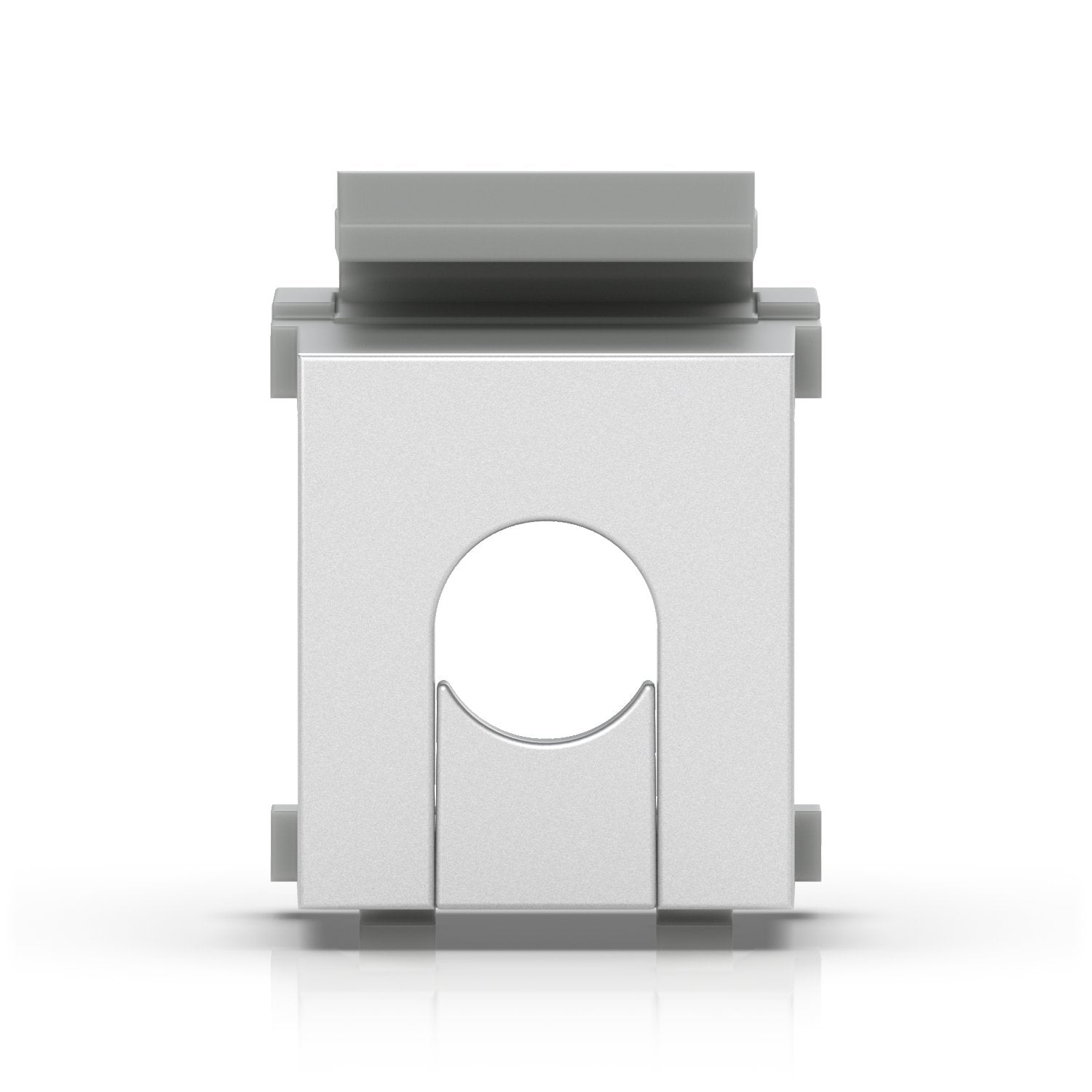 Inserto Ciego De Keystone Ubiquiti Con Pasaje, Paquete De 12, Gris Cubierta, Para Un Panel De Parche Keystone En Blanco De 24 Puertos Uacc-Keystone-Blank-Insert-Th