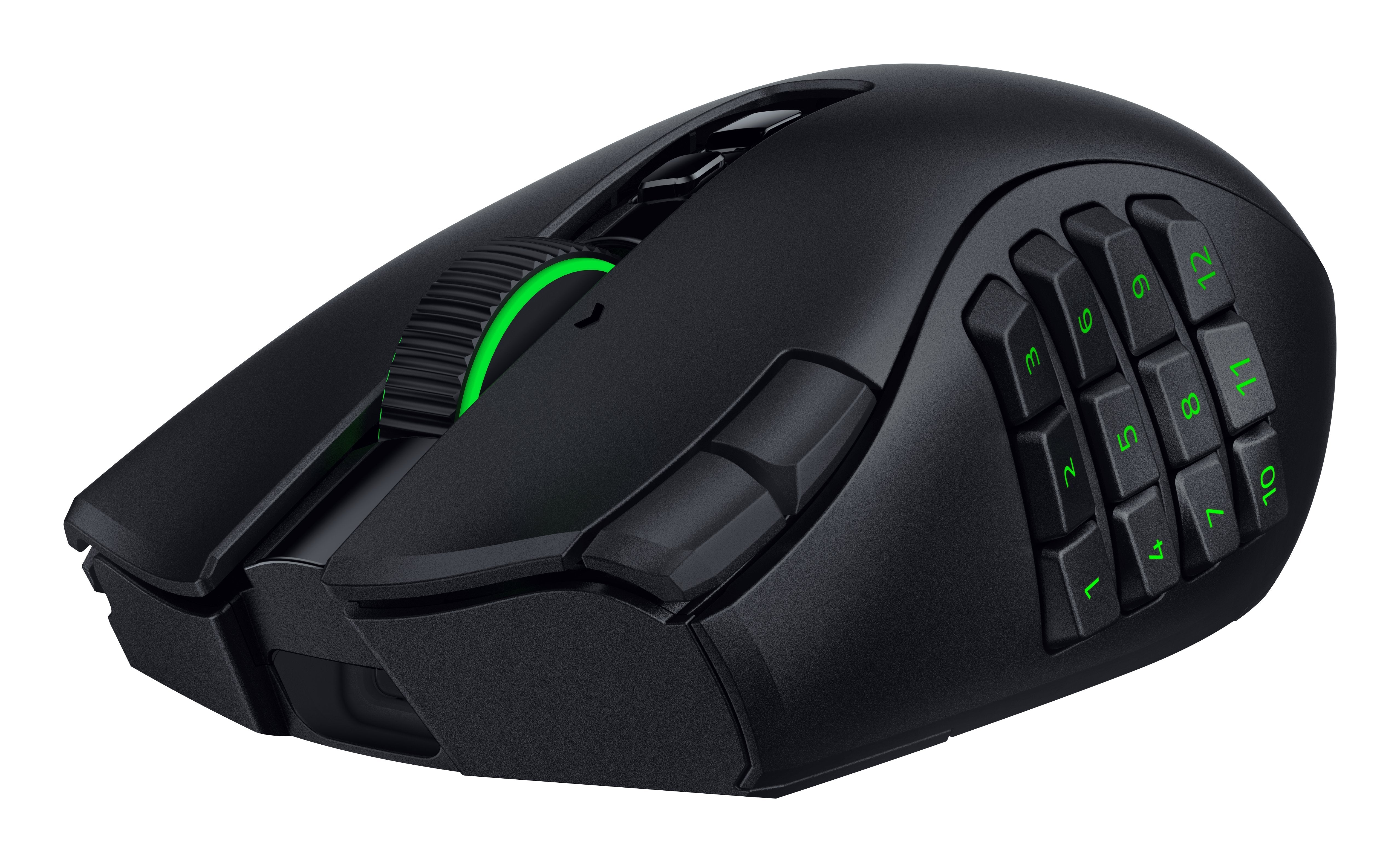 Razer Naga V3 Pro Ratón Juego Mano Derecha Rf Wireless + Bluetooth + Usb Type-C Óptico 50000 Dpi
