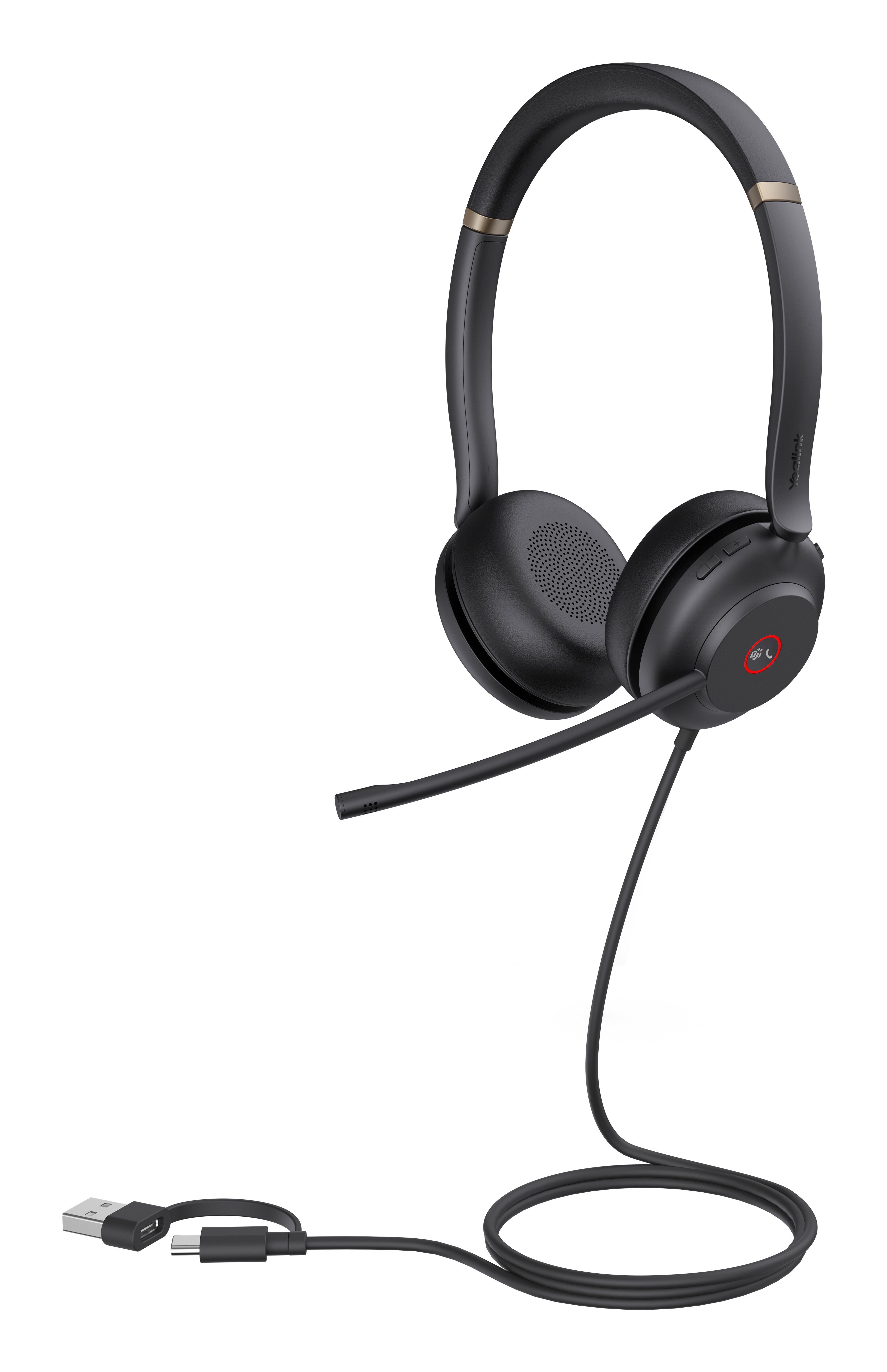 Yealink Headsets Uh37 Dual Teams Usb-C A