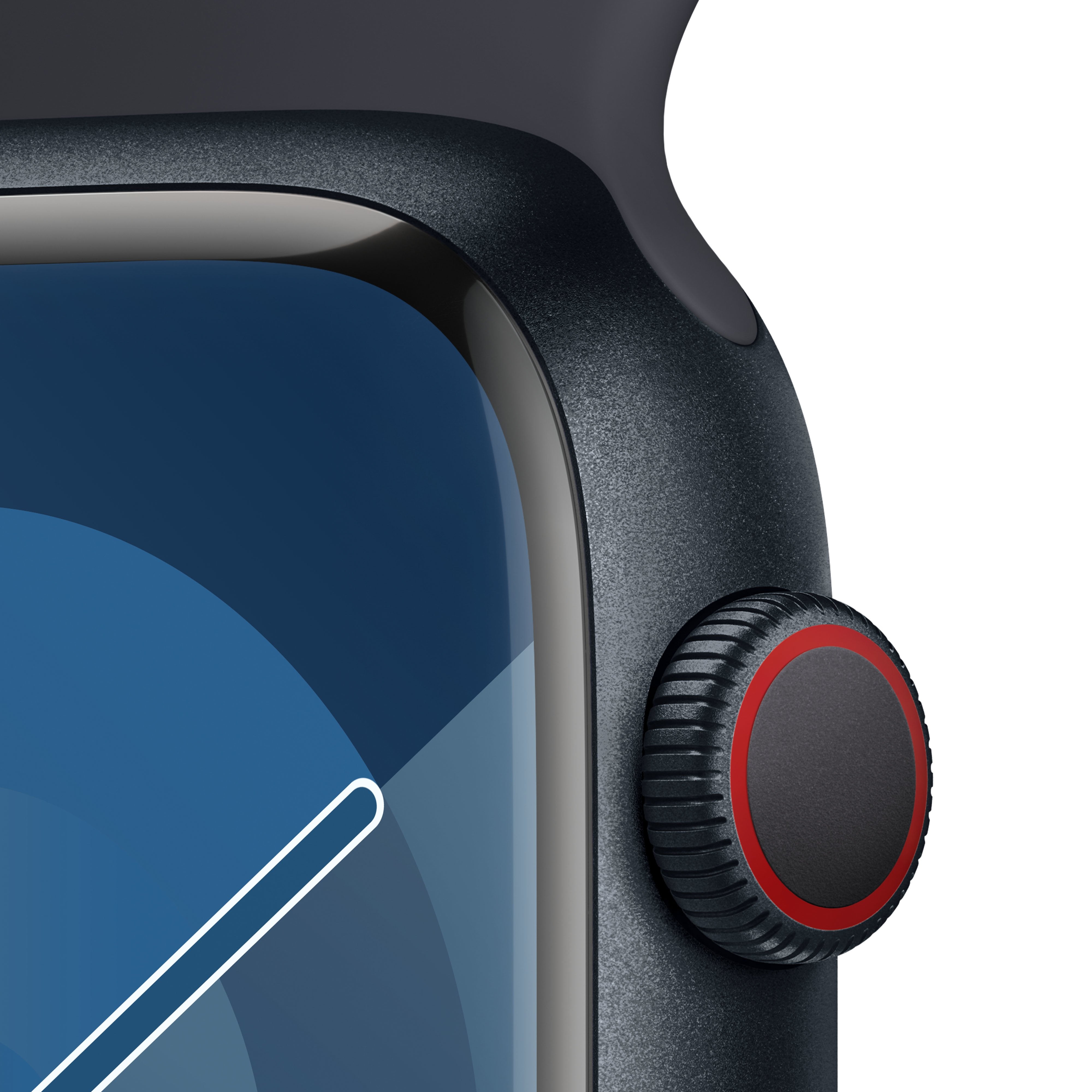 Apple Watch Series 9 Gps 45mm Cellular Caja De Aluminio Medianoche Correa Deportiva Medianoche M L