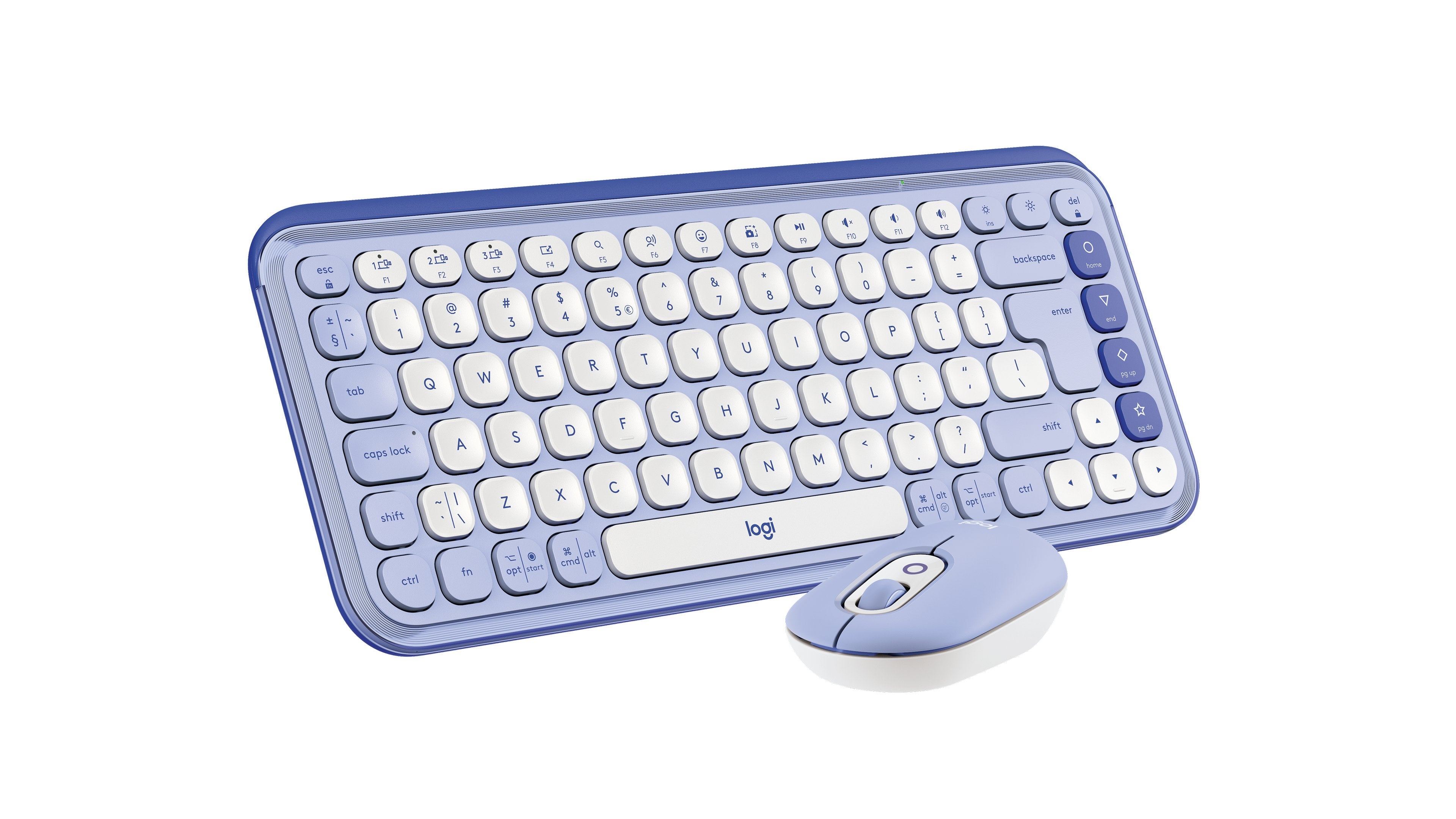 EAN 5099206127692 - Logitech 920-013078 teclado Ratón incluido Universal Bluetooth QWERTY Turco Lila, Blanco imagen 5