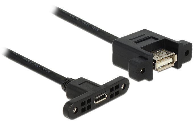 Delock Usb 2.0 Micro-B Para Instalación > Usb 2.0 Typ-A Para Instalación 25cm