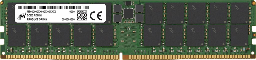 Micron Ddr5 Rdimm 96gb 2rx4 6400 Cl52 (24gbit) Single Pack