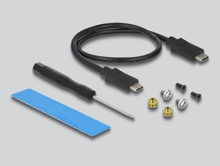 Delock Caja Combinada Externa Usb Type-C  Para Ssd M.2 Nvme Pcie O Sata