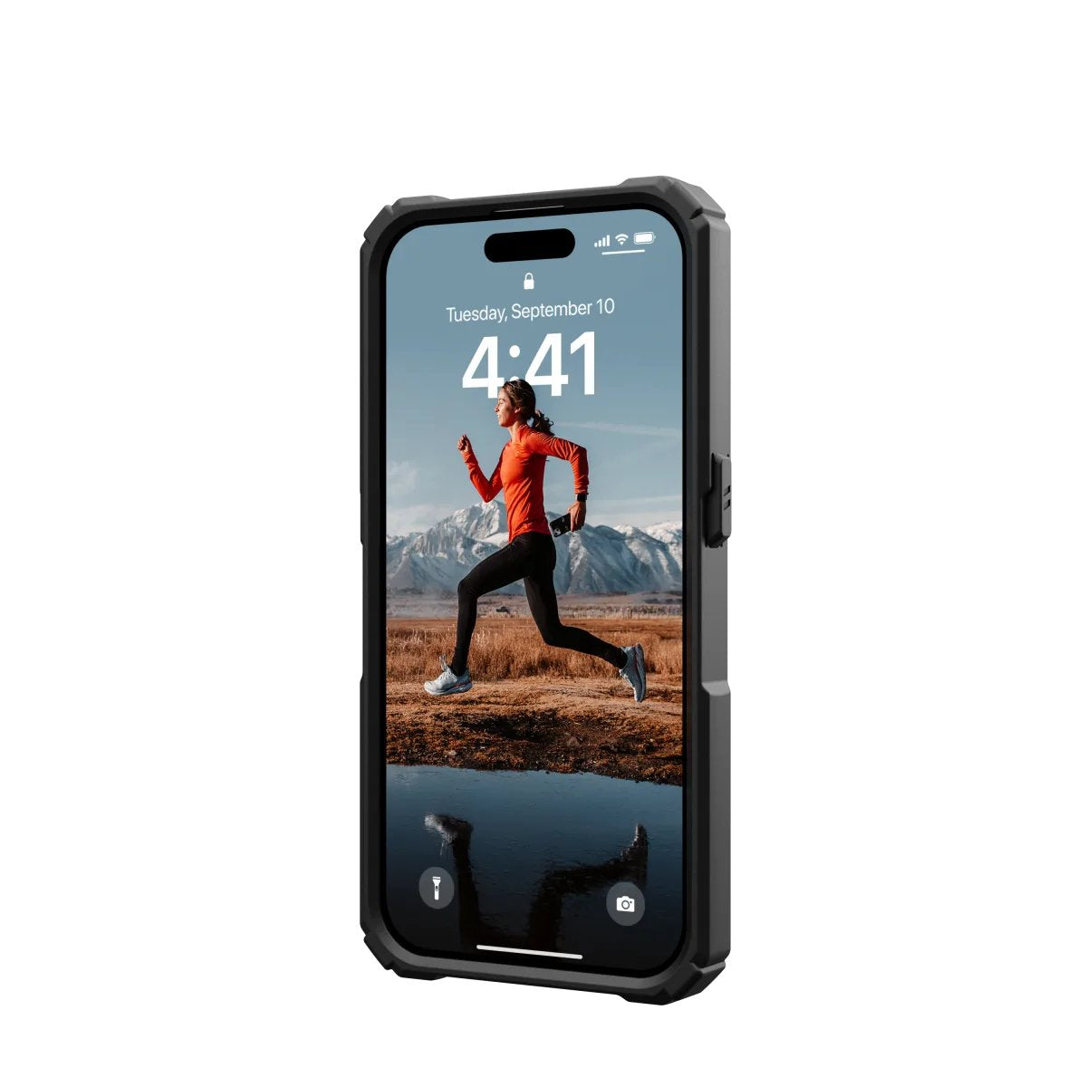 Funda Uag Serie Plasma Xte Magsafe Black Orange Apple Iphone 15 Pro