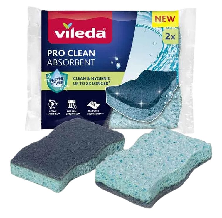 EAN 4023103256729 - Vileda 179253 esponja Rectangular Azul 2 pieza(s) imagen 1