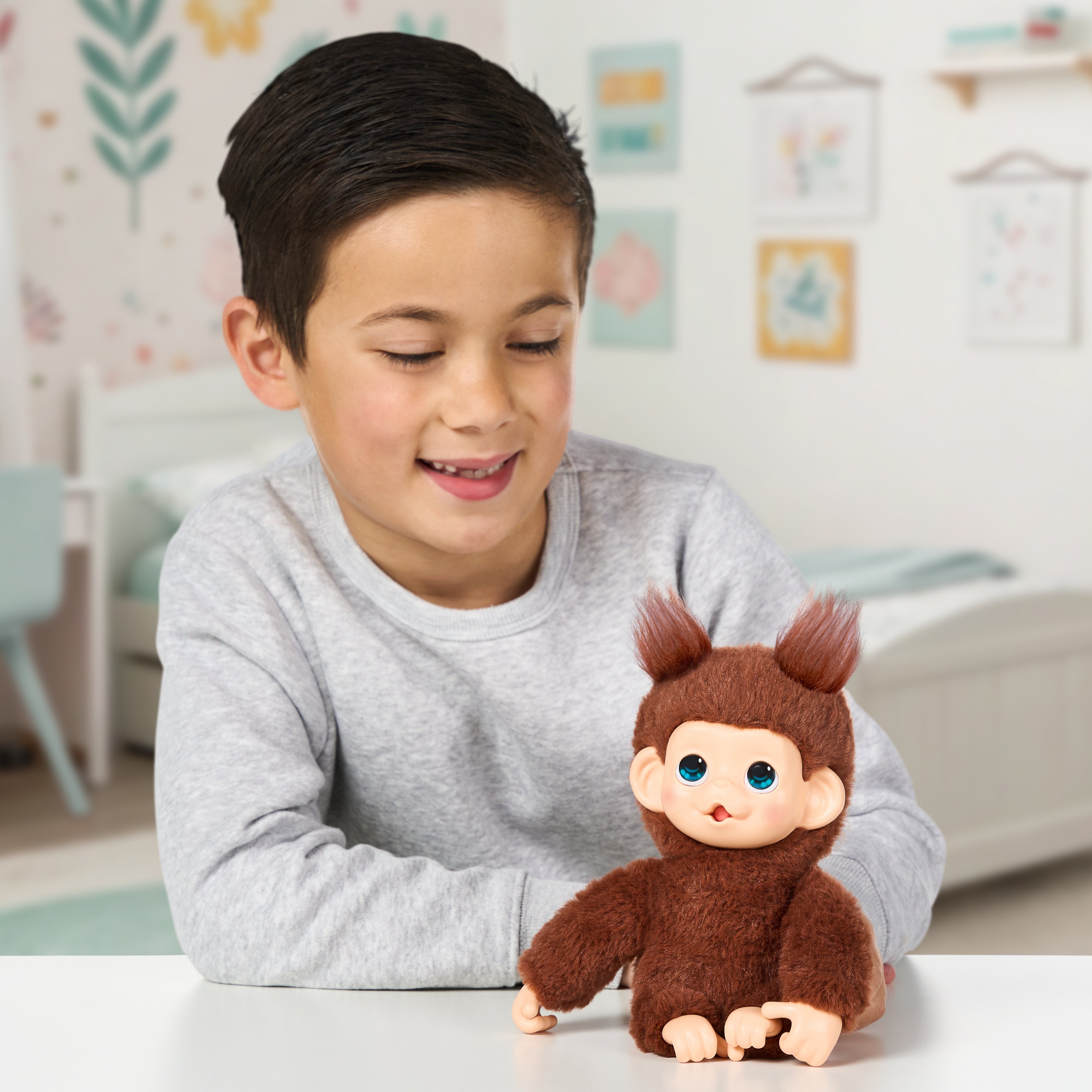 Moose Toys Ltd. Little Live Pets - My Baby Monkey Minis Brown Cherri 26765
