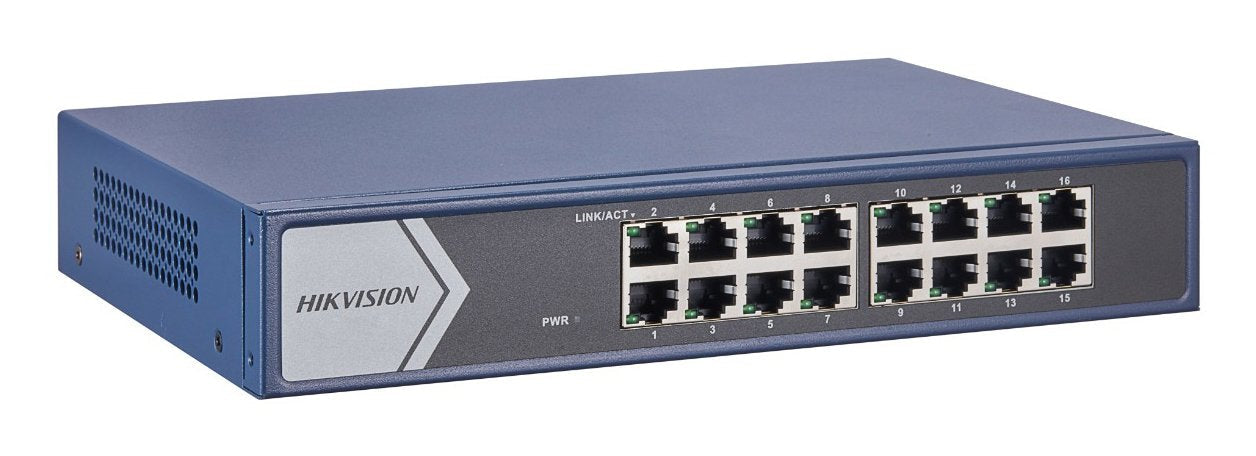 Switch Gigabit 16 Puertos Inteligente Administrado Hikvision