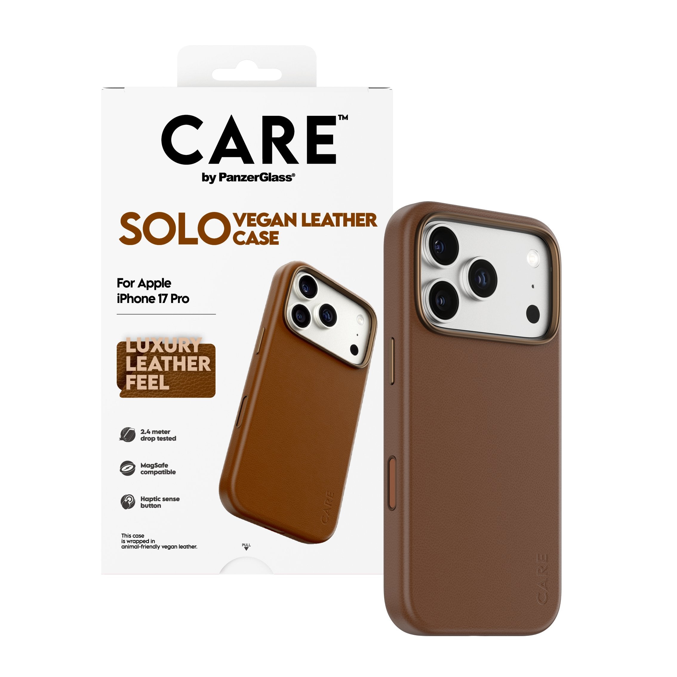 Panzerglass Care Solo Case Brown Ip 17 Pro