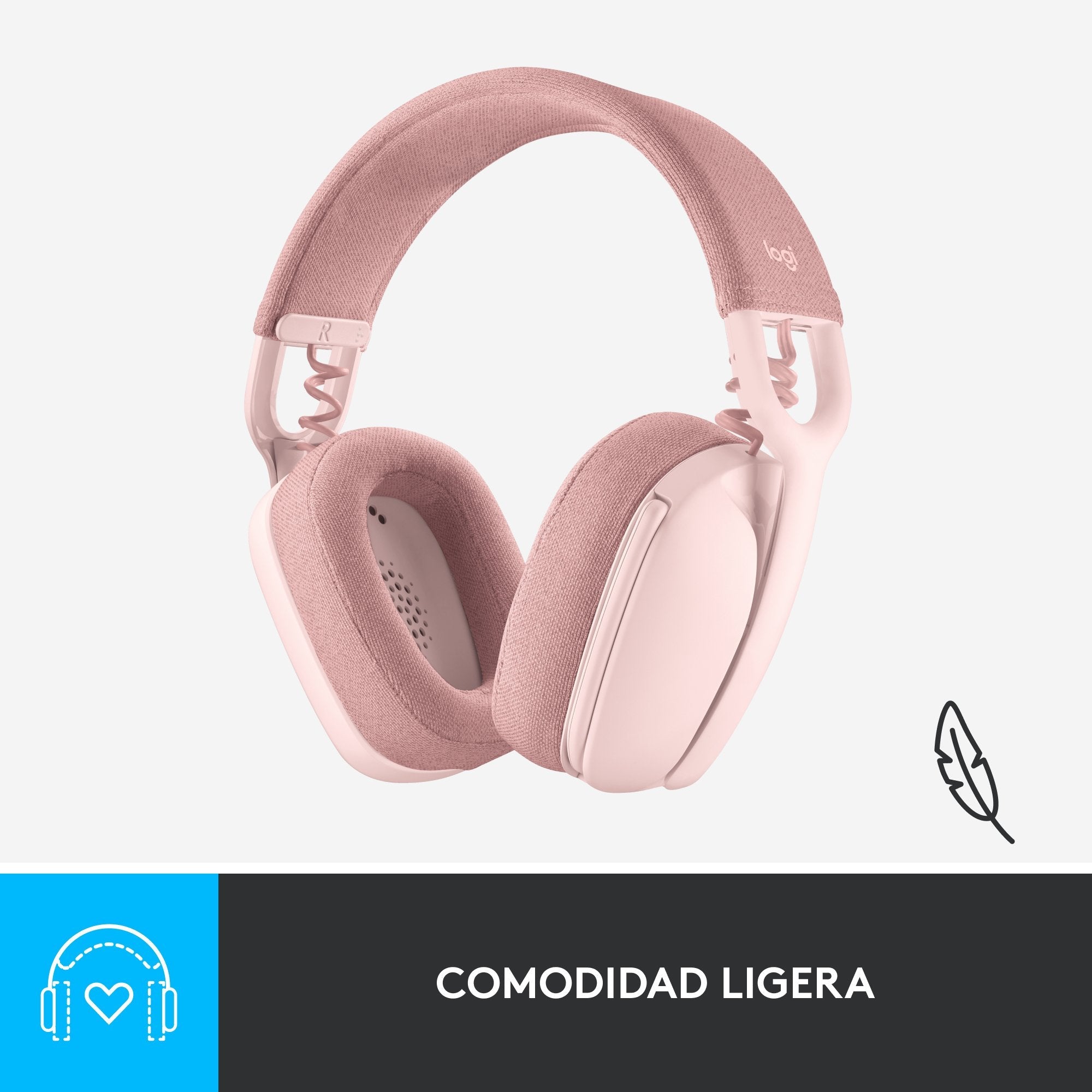 EAN 5099206103955 - Logitech 981-001224 auricular y casco Auriculares Inalámbrico Diadema Llamadas/Música Bluetooth Rosa imagen 15