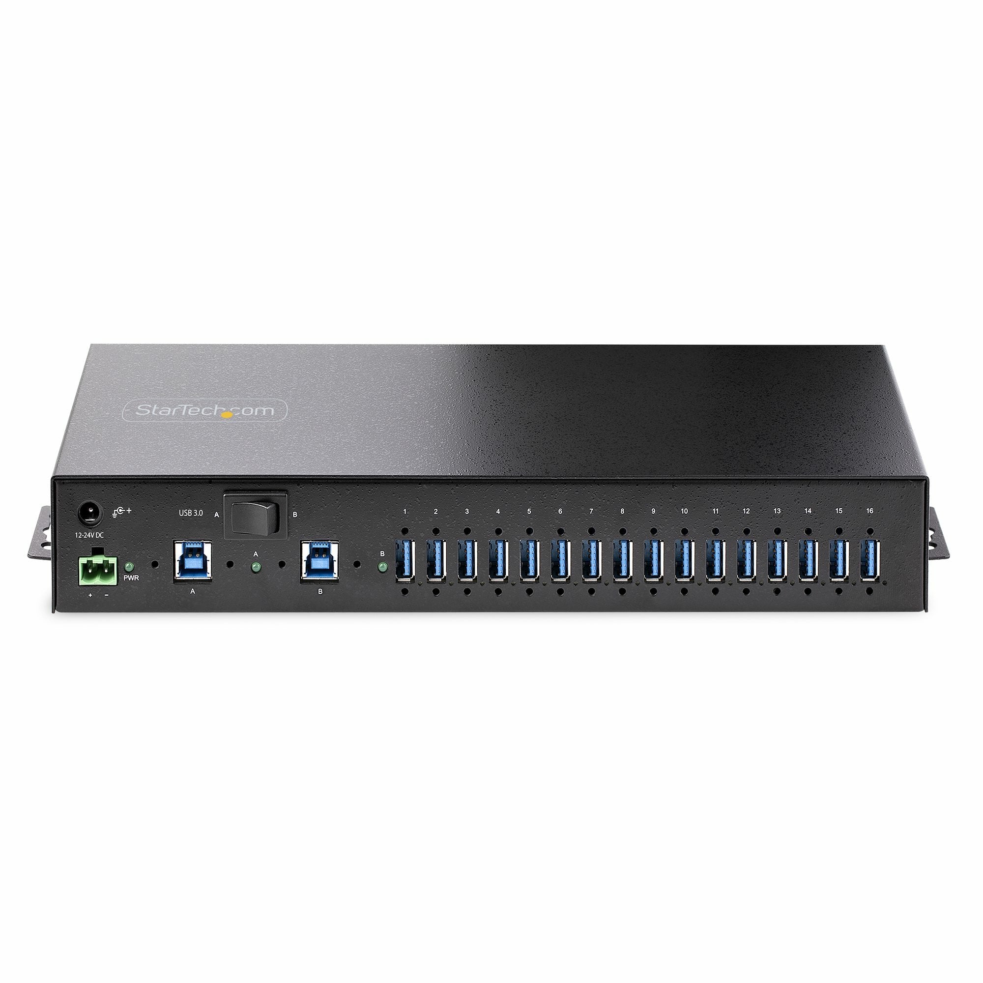 EAN 0065030905381 - StarTech.com S5G16AINDS-USB-A-HUB hub de interfaz 2 x USB 3.2 Gen 1 (3.1 Gen 1) Type-B 5000 Mbit/s Negro imagen 3