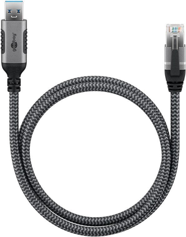 EAN 4040849704970 - Goobay 70497 cambiador de género para cable USB A RJ-45 Negro, Plata imagen 4