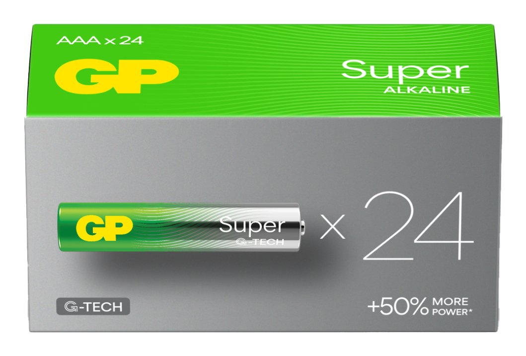 1x24 Gp Super Alkaline Aaa 1,5v Battery Packs 03024aeta-B24