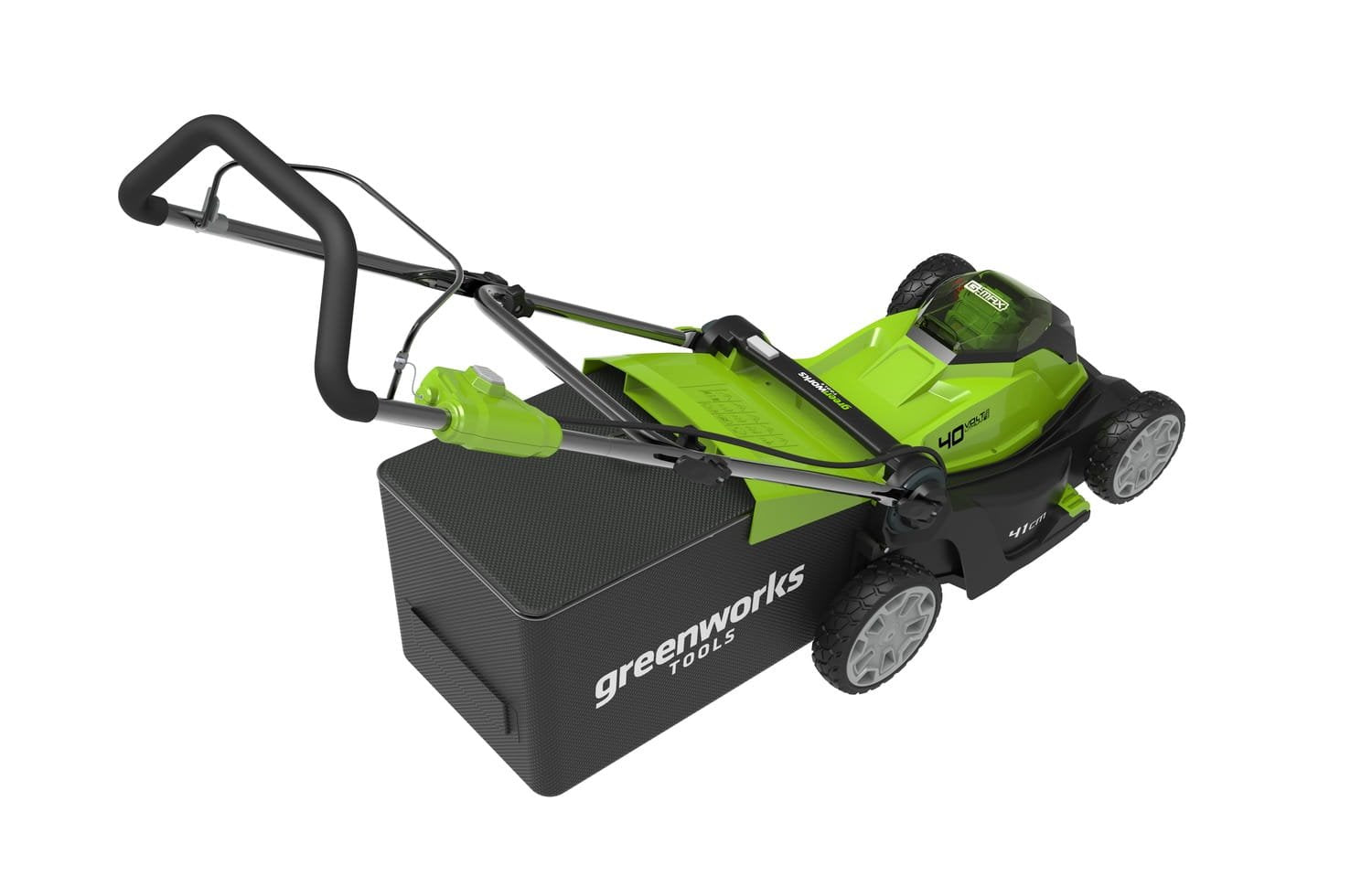 Greenworks Cortacésped Eléctrico G40lm41k4 - 40 V - 41 Cm - 1 Batería 4 Ah + 1 Cargador - Verde