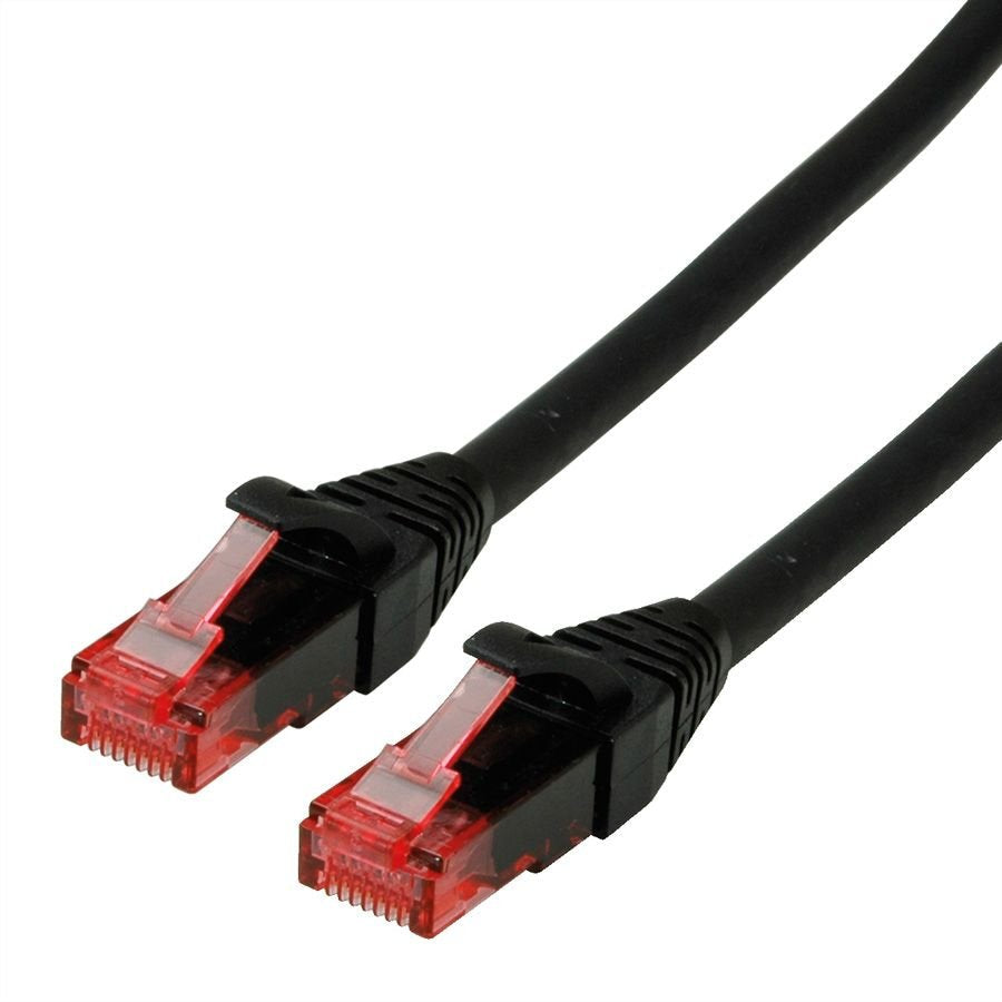Roline Cable De Red Cat.6 Utp, Component Level, Lsoh, Schwarz, 3 M