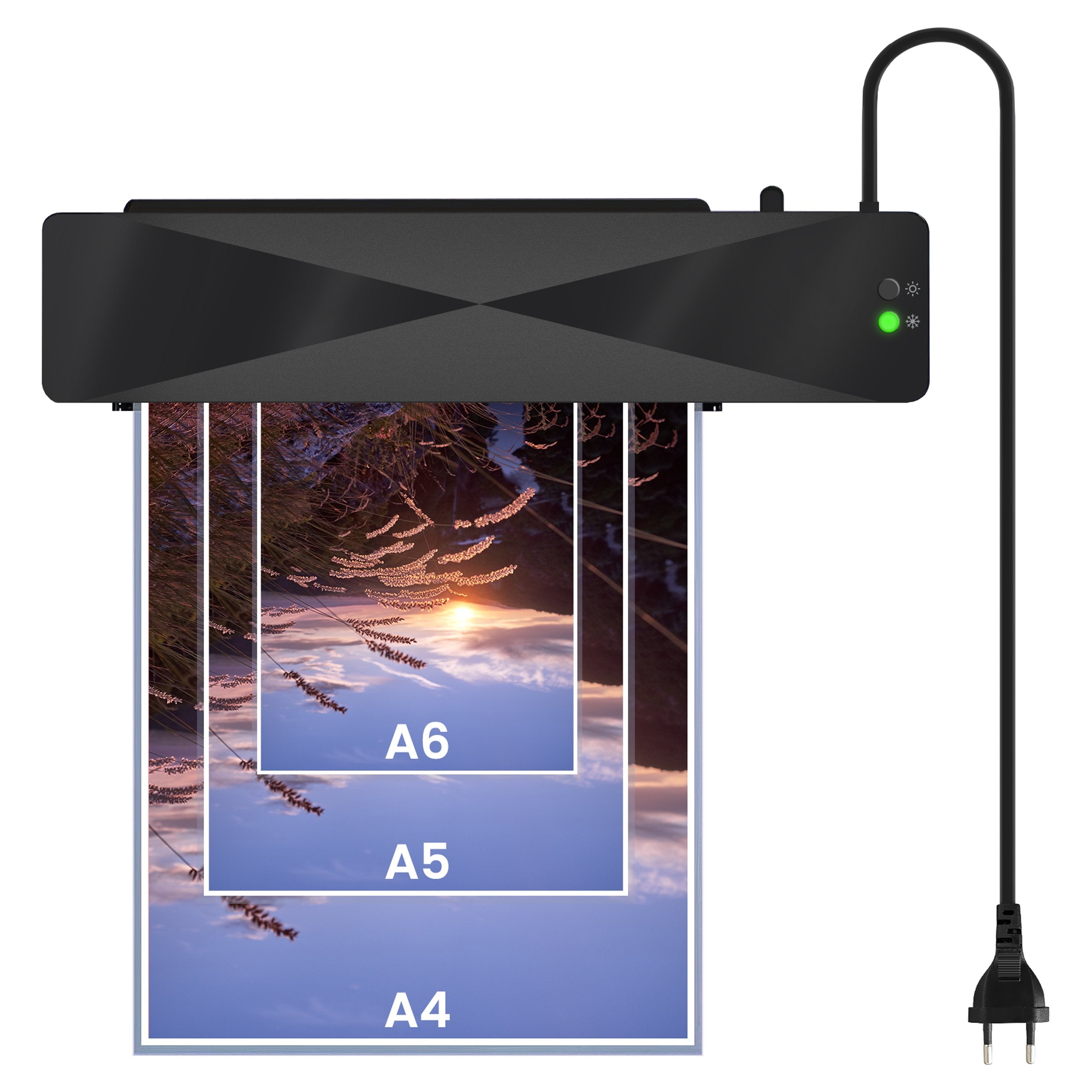 Savio Lr-01/B Laminador Plastificadora En Frío/Caliente 320 Mm/Min Negro