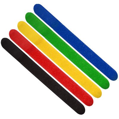 Mediarange Tiras Velcro 16x215mm Colores Surtidos 5ud