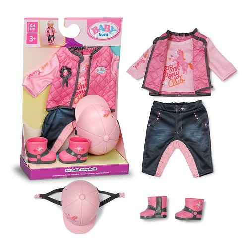 Zapf Creation Baby Born® Traje De Montar 43cm, Accesorios Para Muñecas 839508