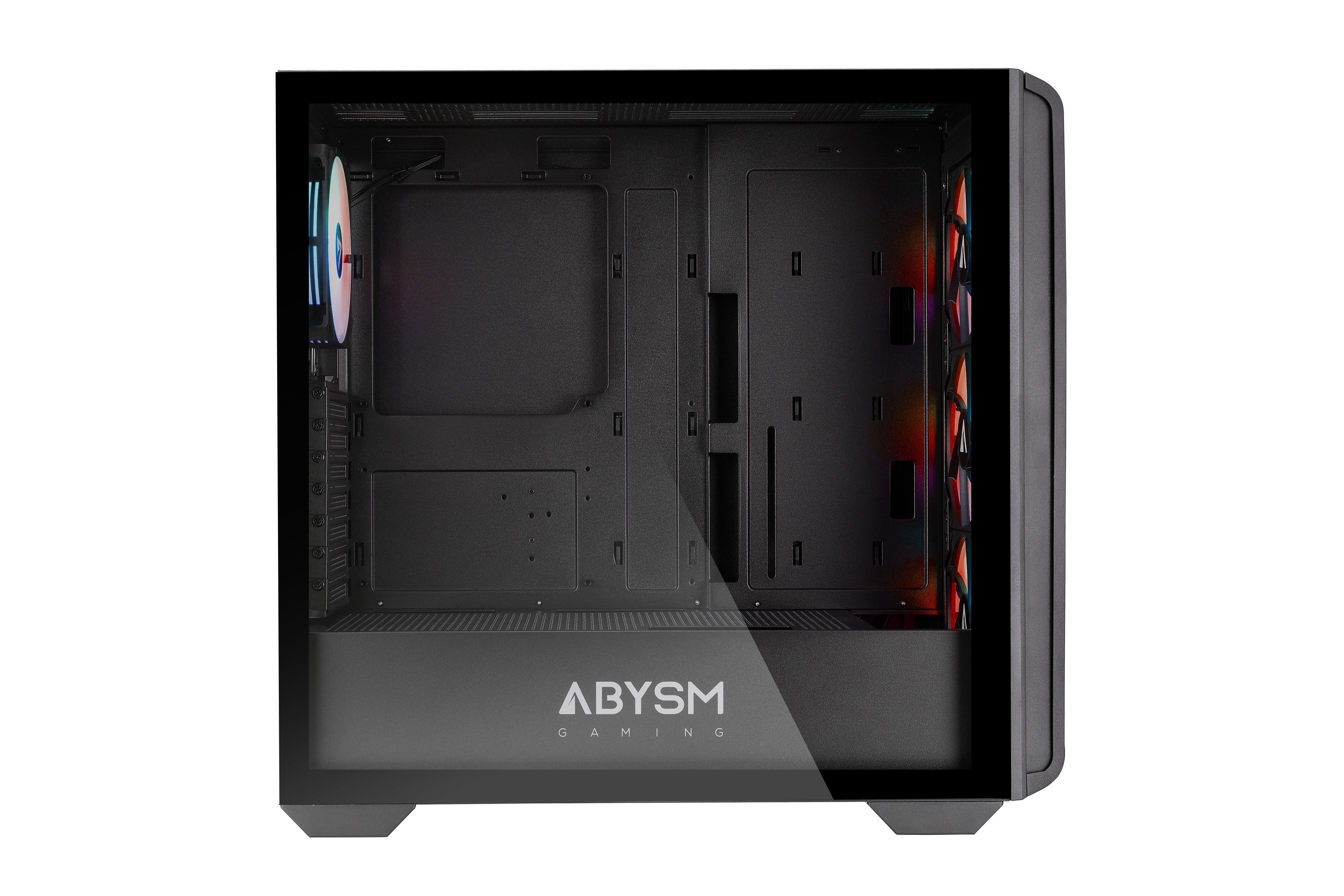 Caja Pc Abysm Danube Kamp Bx300 Black  Atx, Itx, Micro Atx - Lateral Cristal Templado - 3.5" Y 2.5" - Usb-A, Usb-C Y
