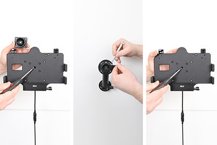 EAN 7320287133875 - Brodit 713387 soporte Soporte activo para teléfono móvil Tablet/UMPC Negro imagen 5