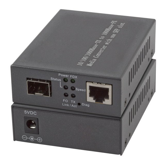Efb Media Convertidor 1x100 1000mbit Rj45,1 X Gigabit Sfp Port