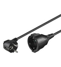 Goobay Extensión De Cable De Alimentación , 5 M, Negro