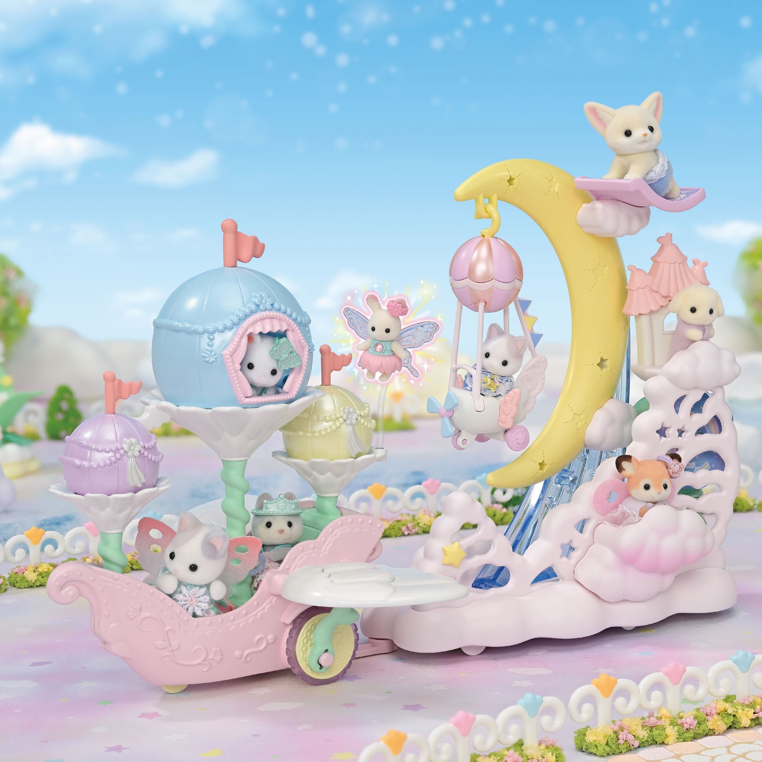 Epoch Sylvanian Families - Magisches Ballonschiff Con Figur 5827