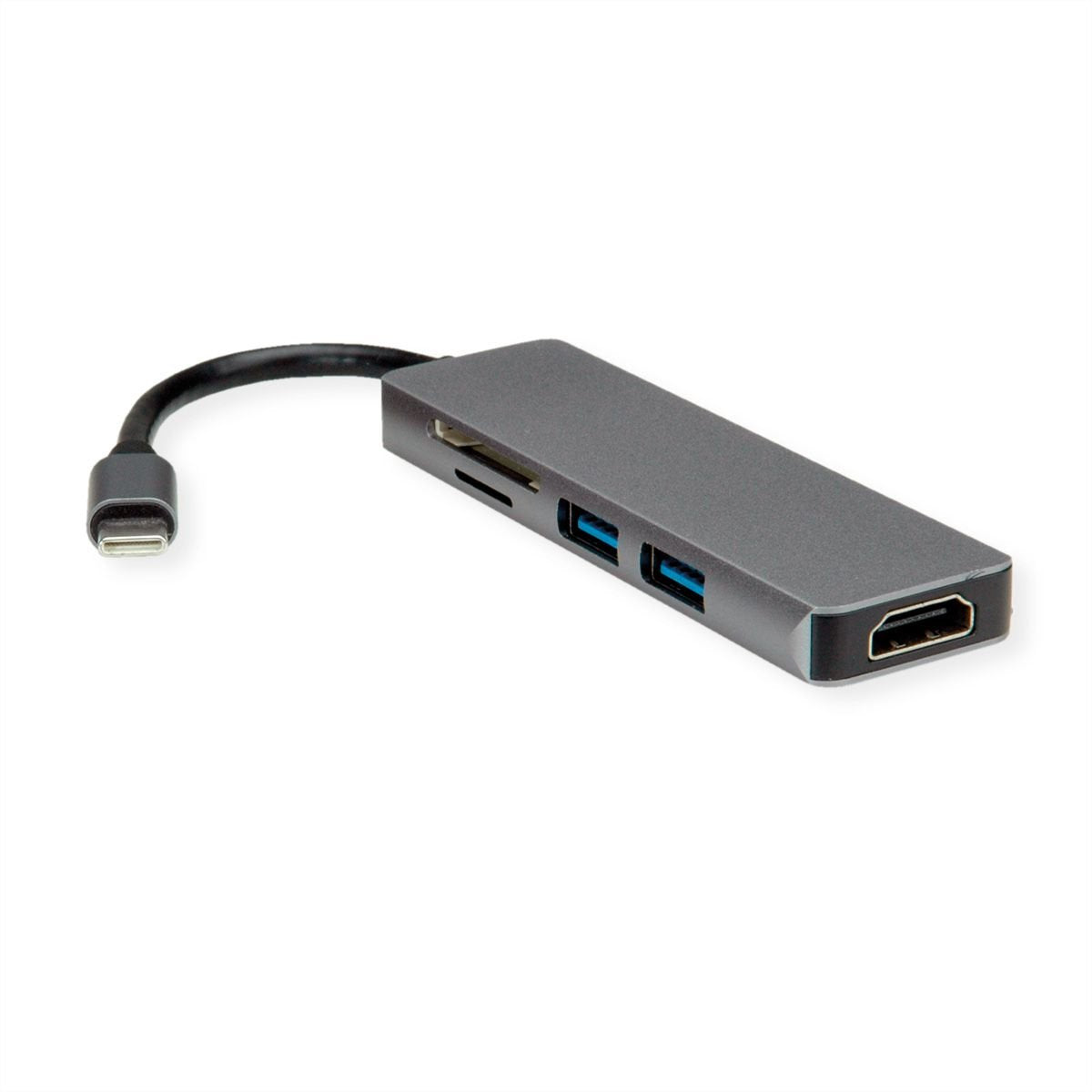 Estación De Acoplamiento Usb Tipo C 4k Hdmi 2x Usb3.2 Gen1 Tipo A Sd Microsd