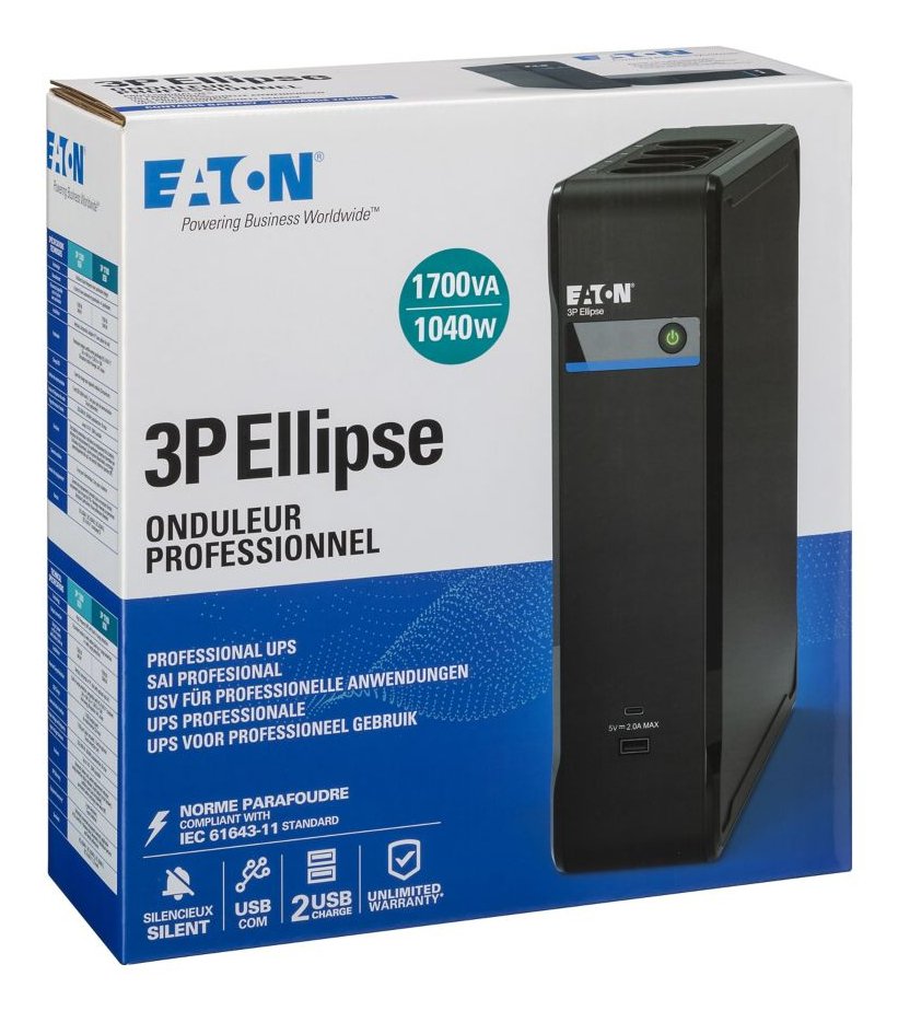 EAN 3553340621413 - Eaton 3P Ellipse 1700 sistema de alimentación ininterrumpida (UPS) En espera (Fuera de línea) o Standby ( imagen 5