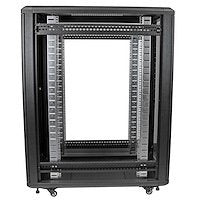 EAN 0065030820752 - StarTech.com RK2236BKF armario rack Rack o bastidor independiente Negro imagen 7