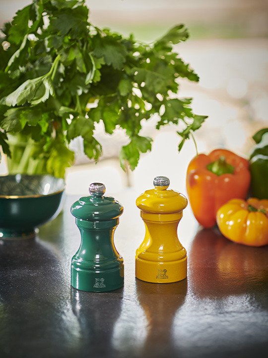Peugeot Bistro Pfeffermühle 10 Cm Safrangelb Lackiertes Holz