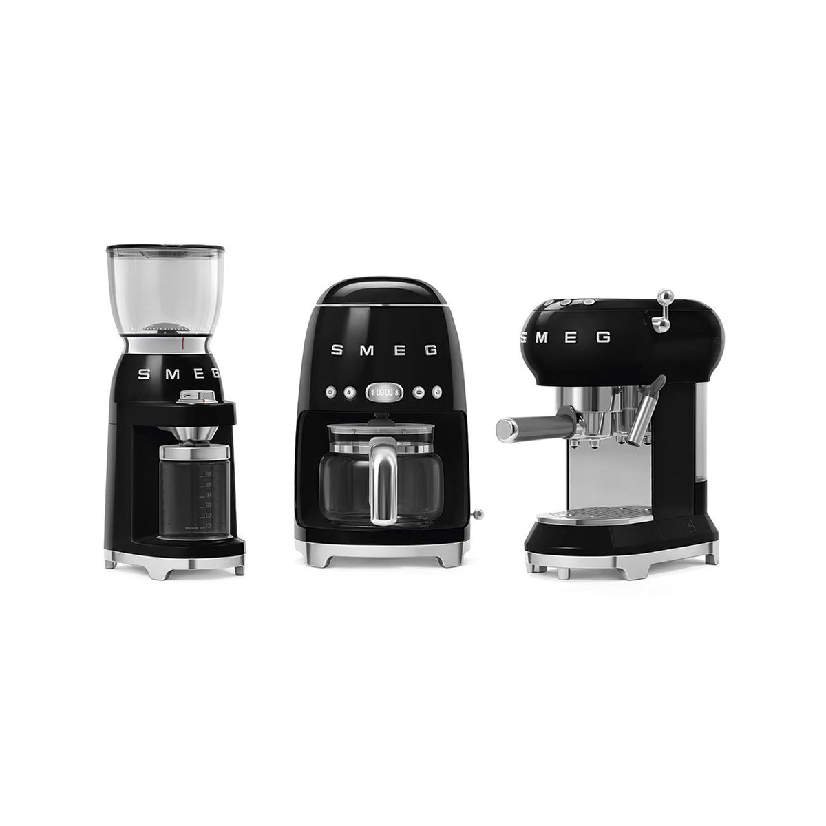 EAN 8017709317966 - Smeg CGF11BLEU molinillo de café 150 W Negro imagen 6