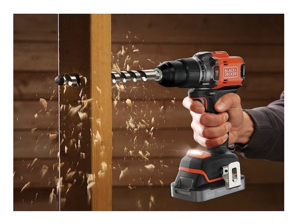 Black & Decker Bld683xn-Xj Taladro 1800 Rpm 1 Kg Negro, Naranja