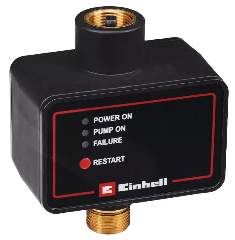 Interruptor De Flujo Electrónico De Inhell Negro, Interruptor De Presión Para Bombas De Jardín, Hasta 10 Bares 4174230