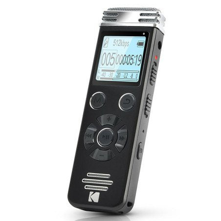 Kodak Vrc450 Black Grabadora De Voz Digital 8gb