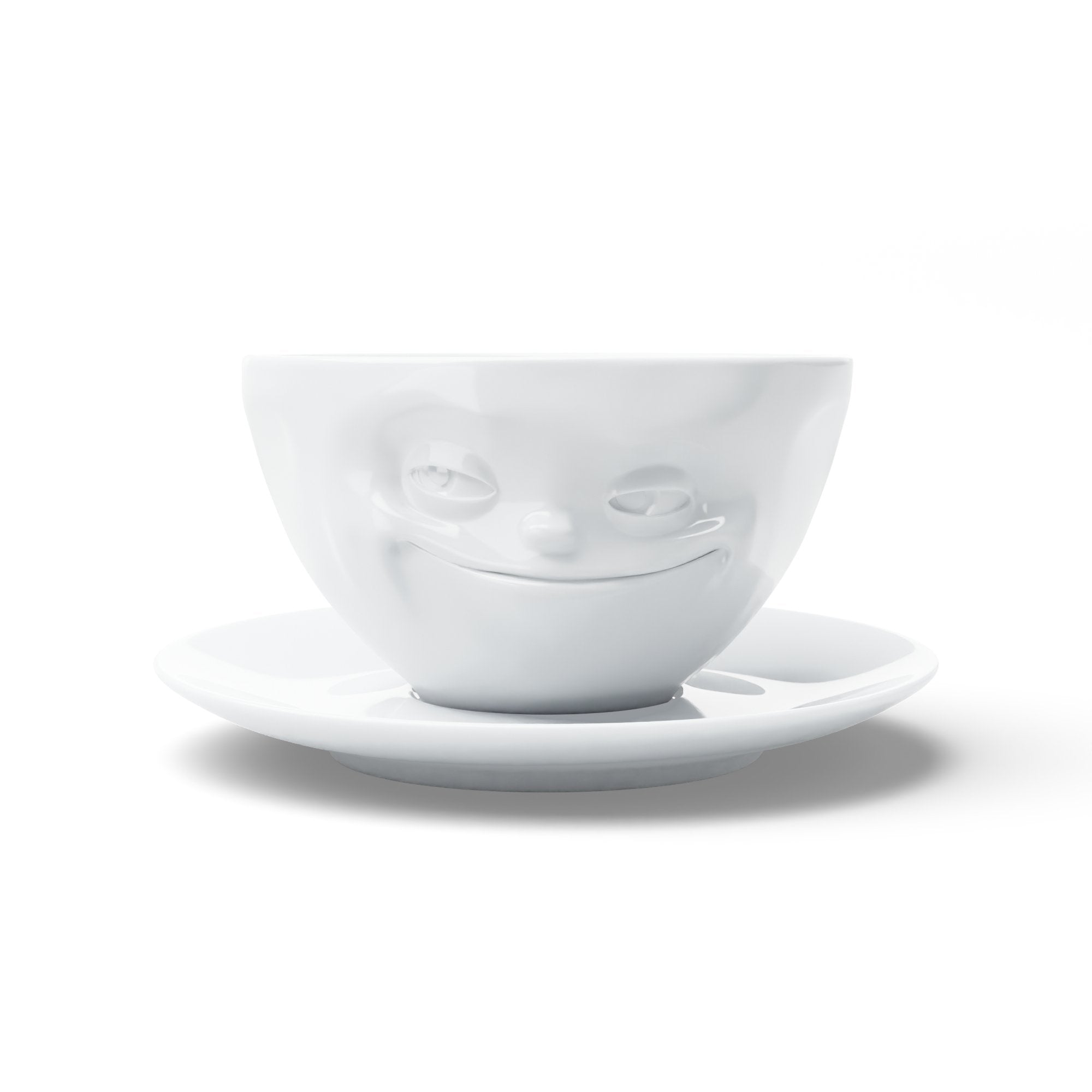 Fiftyeight Kaffeetasse 200ml - Grinsend Blanco