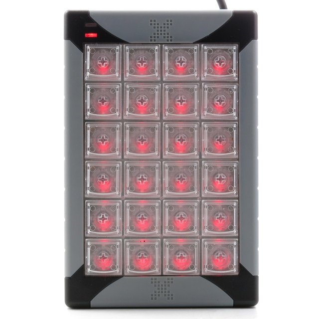 P&I Engineering Xk-24 Teclado Usb Negro, Gris