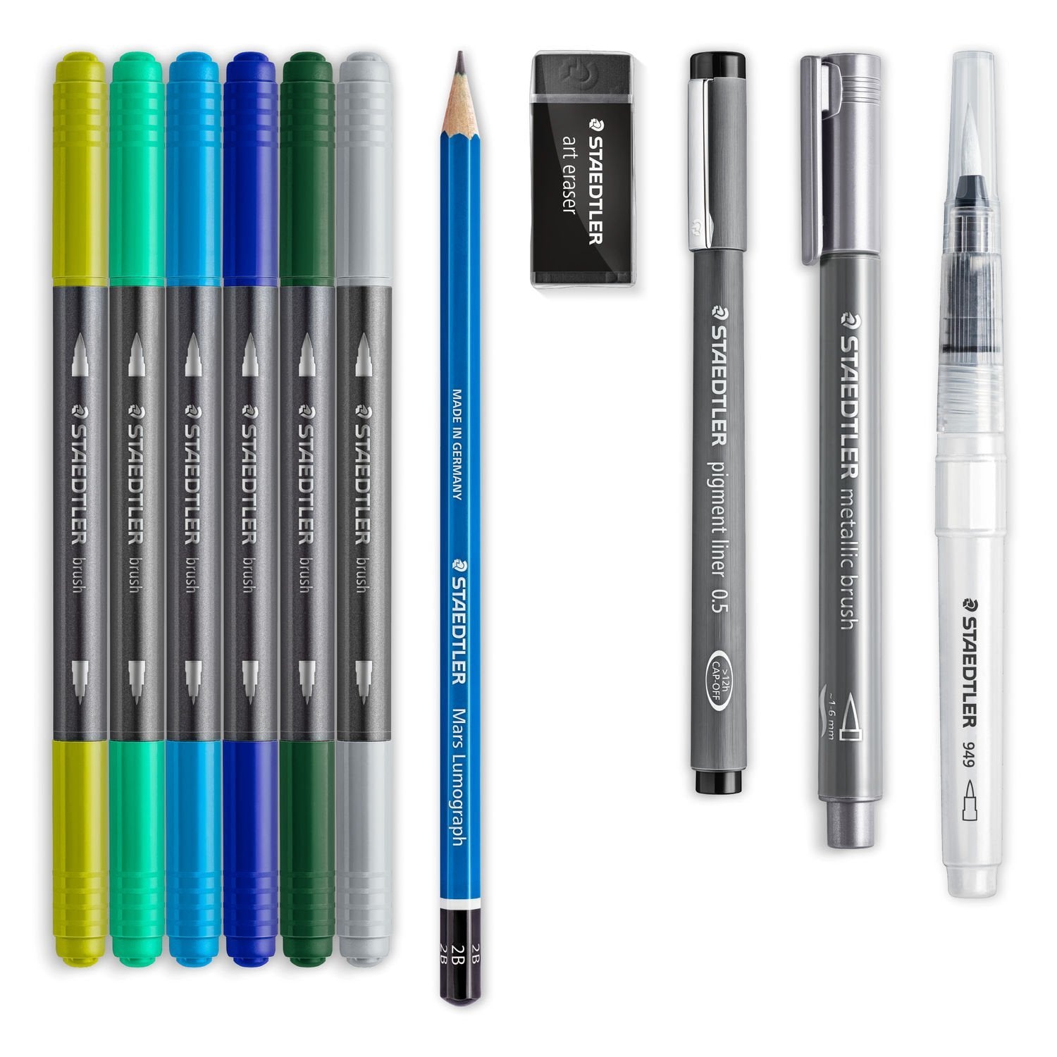 Staedtler 61 3001-2 Design Journey - Juego De Hand Lettering Y Acuarelas