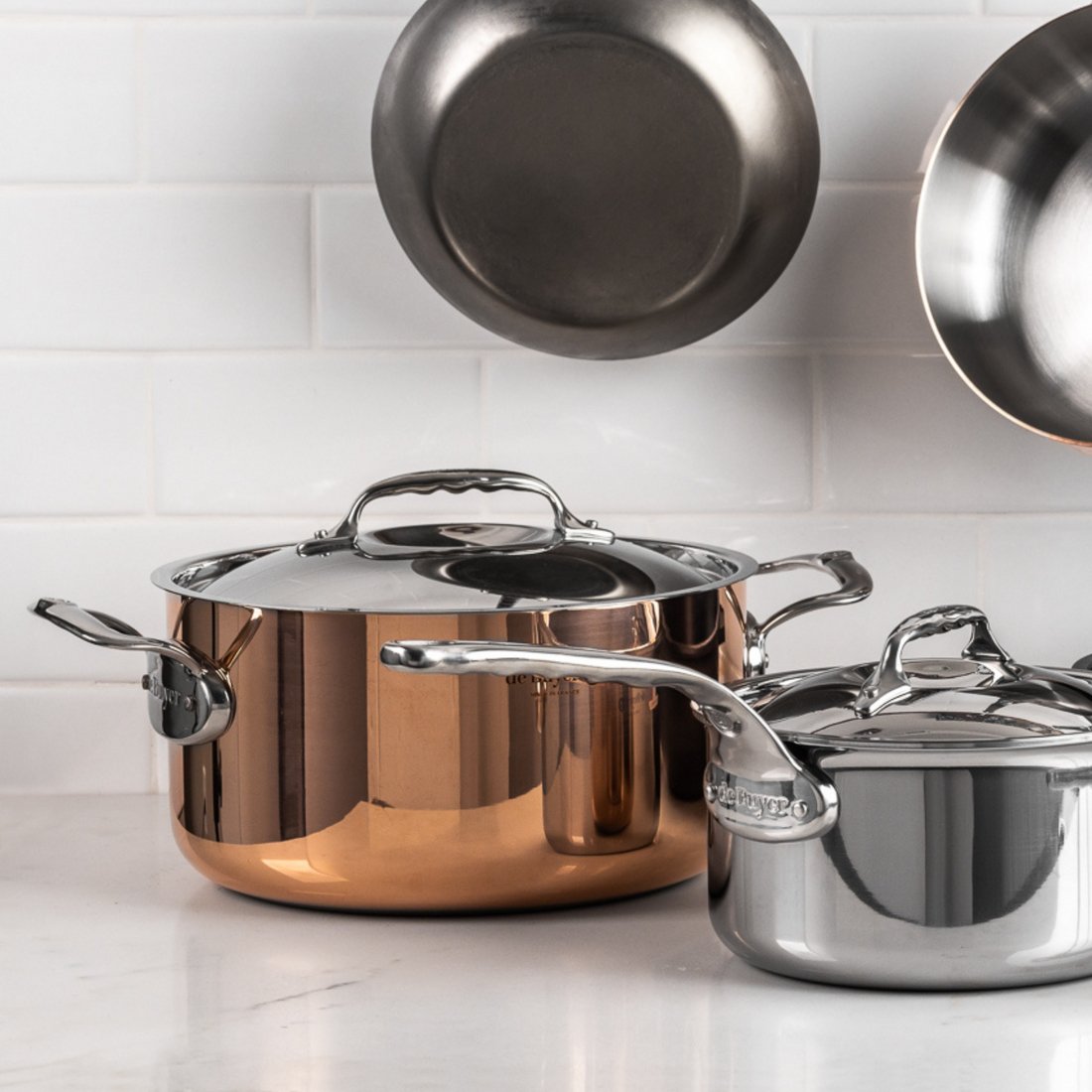 De Buyer Prima Matera Saucepot Copper/Steel 24 Cm Induction Cacerola