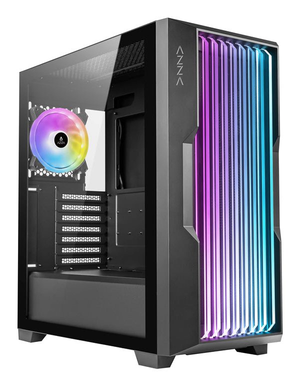EAN 4712839552082 - Azza Guardian Glass Midi Tower Negro imagen 1