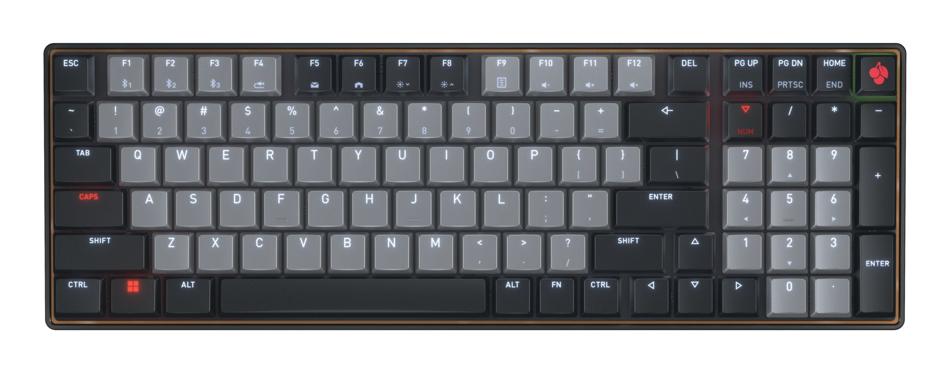 Cherry Kw - Teclado - 96% - Compact - Retroiluminado