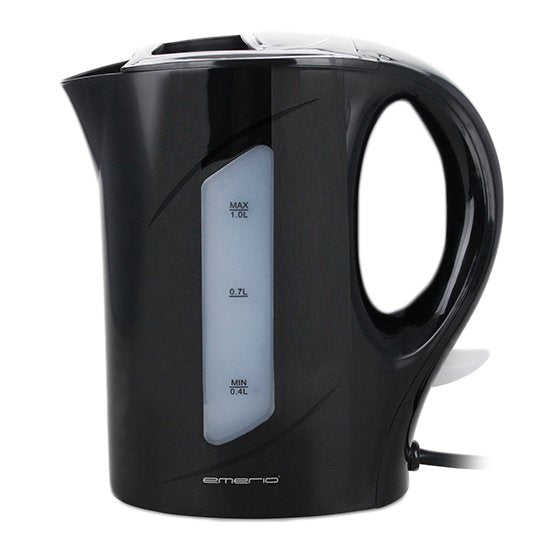 Emerio Wk-121616.1 - Hervidor De Agua Pequeño (1 L, 900 W), Color Negro