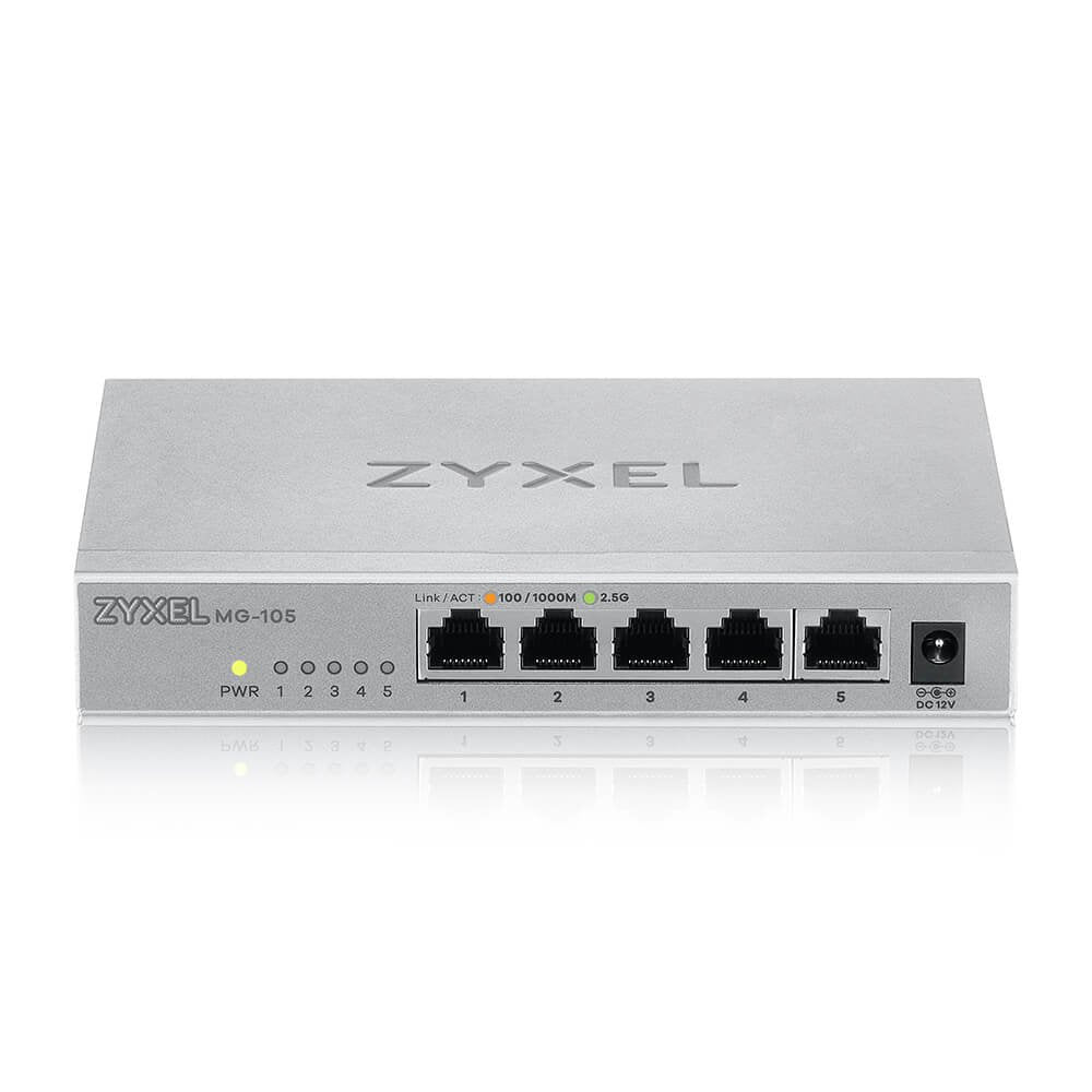 EAN 4718937631117 - Zyxel XMG-105 No administrado 2.5G Ethernet (100/1000/2500) Gris imagen 2